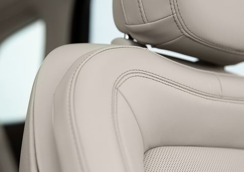 Fine craftsmanship is shown through a detailed image of front-seat stitching. | Capital Lincoln of Wilmington in Wilmington NC