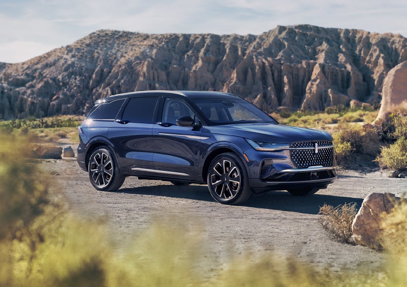 A 2024 Lincoln Nautilus® SUV is parked in a desert national park. | Capital Lincoln of Wilmington in Wilmington NC
